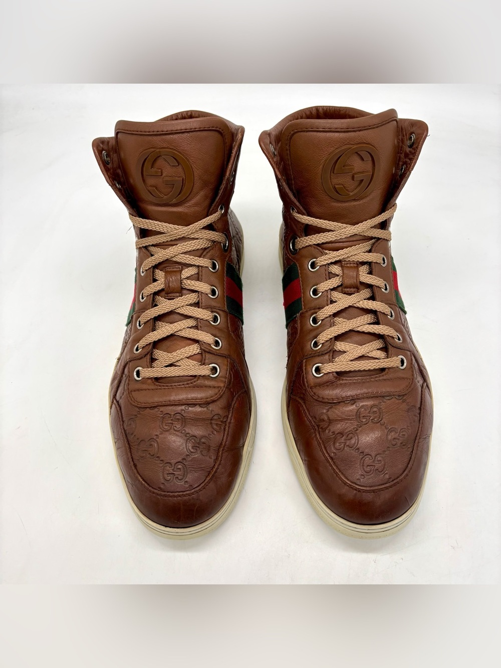 Gucci Guccissima High Top Sneaker - Picture 5 of 10